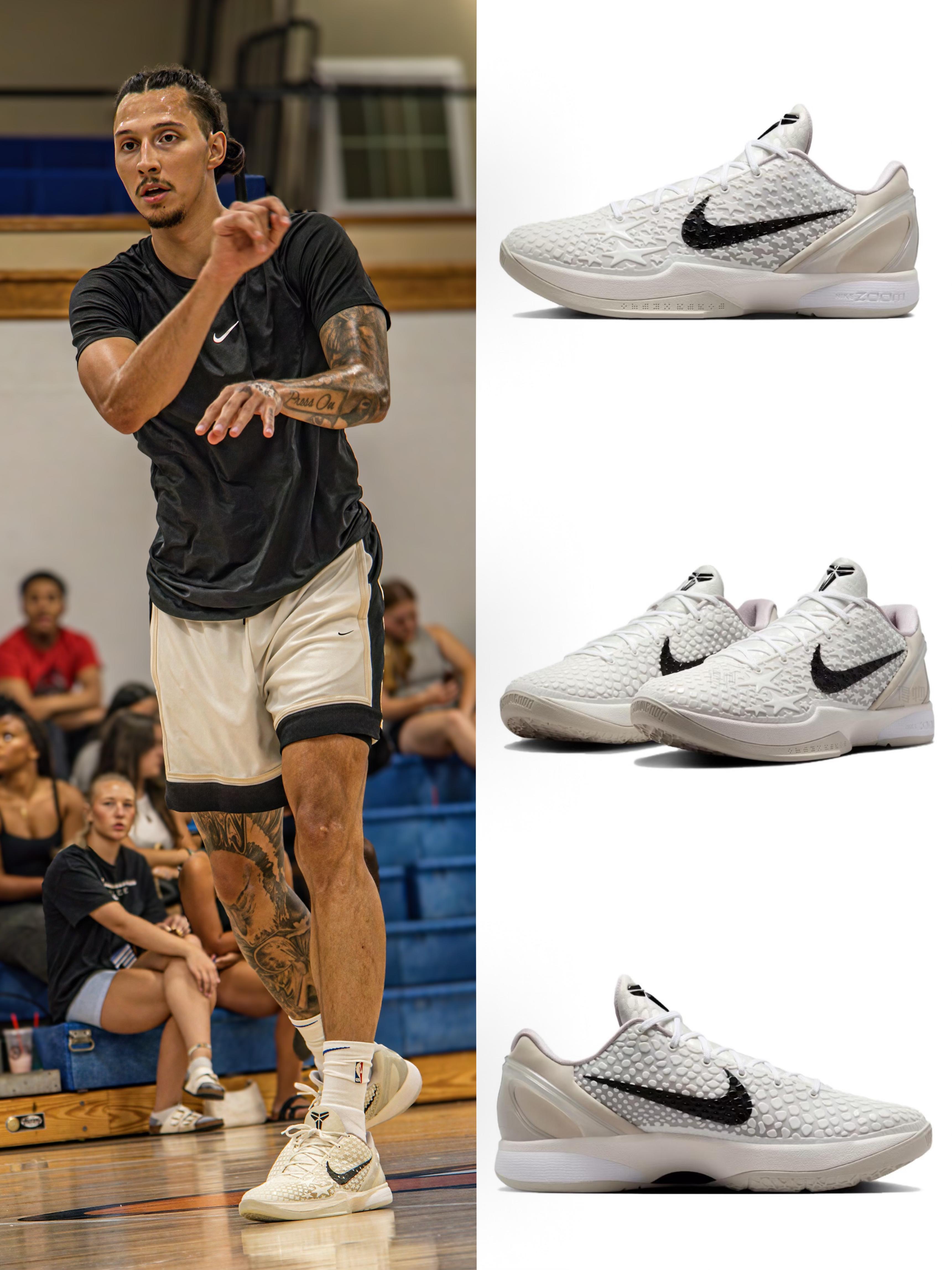 沃特斯训练上脚kobe 6 protro“Sail”